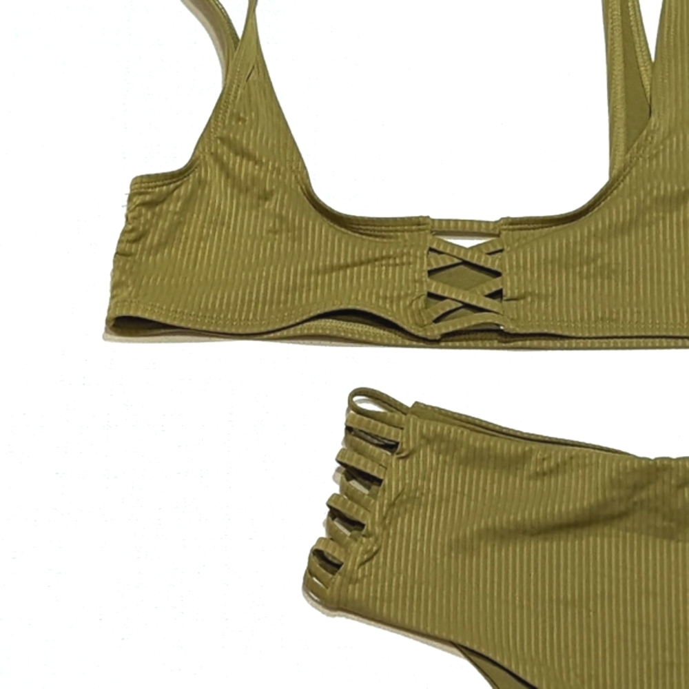 XOXO | Ribbed Bikini | NEW | Boho Shabby Chic | Travel | Vacation | Swim | Beach